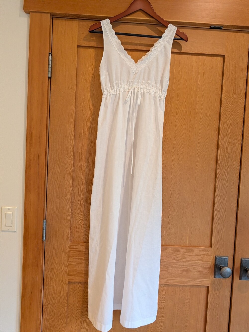 Nightgown Slip Dress Juliet Coquettish Maxi Dress Small